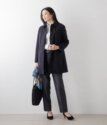 【Ｌ】【撥水・透湿・防風】ＮＹ　ＡＣＴＩＶＥ　ステンカラーコート（２０２４８６５５３９５１）