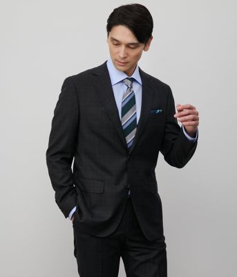 【防シワ・撥水・ストレッチ】ＢＵＮＧＹ　ＣＬＯＴＨ　チェック　ジャケット（セットアップ対応）（２０２５１１１８５１１２）