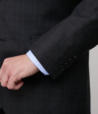【防シワ・撥水・ストレッチ】ＢＵＮＧＹ　ＣＬＯＴＨ　チェック　ジャケット（セットアップ対応）（２０２５１１１８５１１２）