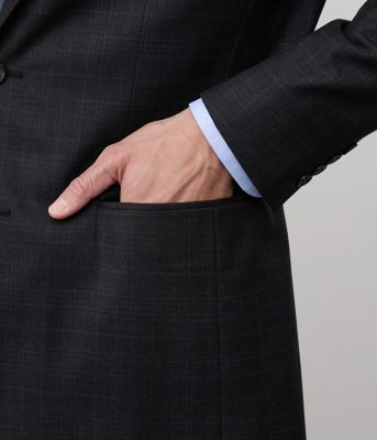 【防シワ・撥水・ストレッチ】ＢＵＮＧＹ　ＣＬＯＴＨ　チェック　ジャケット（セットアップ対応）（２０２５１１１８５１１２）