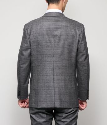 ストレッチ】PREMIUM ミルドチェック ジャケット（セットアップ