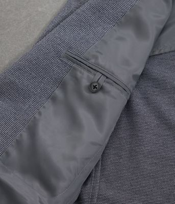 【ウォッシャブル・防シワ・撥水】ＭＯＶＩＮＧ　ＣＯＭＦＯＲＴ　千鳥　ハイストレッチ　ジャージー　ジャケット（セットアップ対応）（２０２５１１