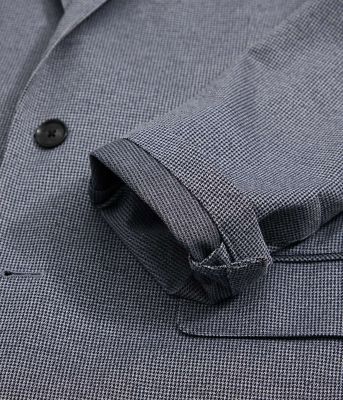 【ウォッシャブル・防シワ・撥水】ＭＯＶＩＮＧ　ＣＯＭＦＯＲＴ　千鳥　ハイストレッチ　ジャージー　ジャケット（セットアップ対応）（２０２５１１