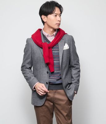 【NEW YORKER】チャコールグレー ジャケット TRADITIONAL SPIRITS NEWYORKER MELTON ライト クルーザー