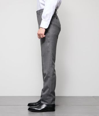 【断捨離中】アウール　ストレッチスラックス 防シワ/イージーケア』LIFE STYLE TAILOR ウールライクツイル
