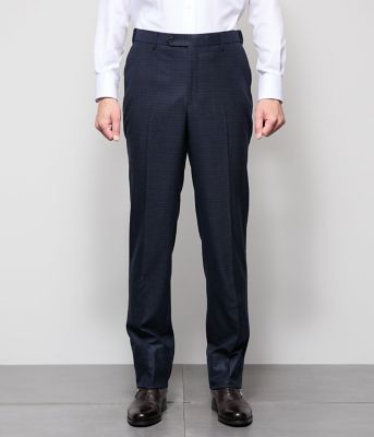 ストレッチ】PREMIUM ミルドチェック ウエストアジャスト