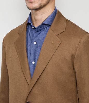 ストレッチ】ウールブレンドチノクロス モジュラージャケット