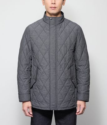 新品正規品【V12/size XL】フリース　ハイブリッド　キルティングアウター 撥水】メランジ調タフタ キルティングアウター