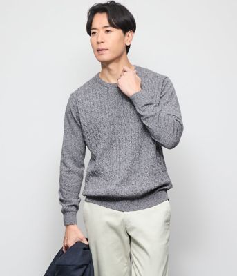 カシミアセーター カシミヤ100％クルーネックセーター（J1N13457＿＿