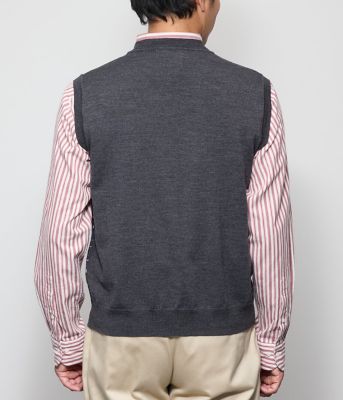 フェアアイル プルオーバー Vネックニットベスト