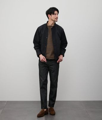【接触冷感】ボートネックデザイン　ボーダーＴシャツ（２０２５１１６１５５５２）