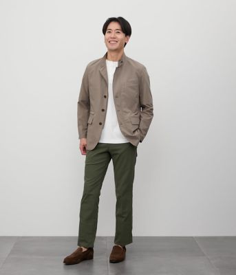 【接触冷感】ヘンリーネック　半袖Ｔシャツ（２０２５１１６１５５５３）