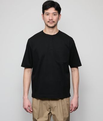 【接触冷感】ヘンリーネック　半袖Ｔシャツ（２０２５１１６１５５５３）