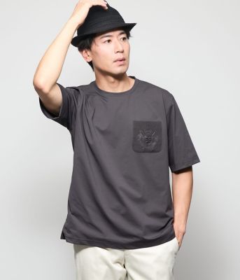 日本未入荷 エッセンシャル ae グラデーション ウォッシュド T 吸水速乾】COOL COMFORT ニューヨーカーエンボス