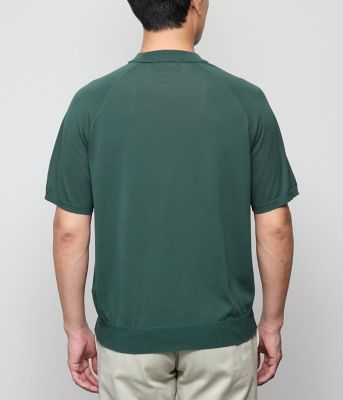 ウォッシャブル】ホールガーメント ニットTシャツ
