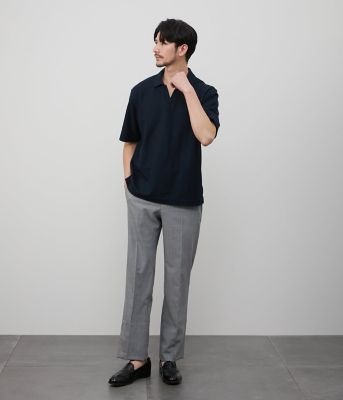 I cotoni di Albini スキッパー ポロシャツ