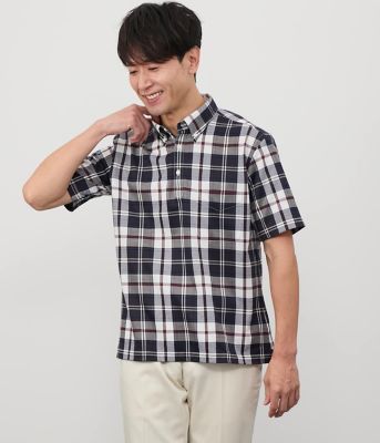 ＜NEWYORKER (Men)＞【吸水速乾】ＣＯＯＬ　ＣＯＭＦＯＲＴ　ニューヨーカータータン　ボタンダウンポロシャツ（２０２５１１６３５６０７）