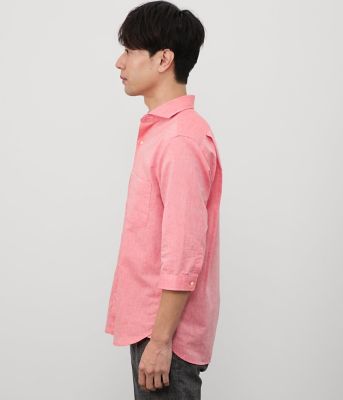 マーカウェア コットン×リネン シャンブレーシャツ 長袖 美品 110050719IG0101001?$VS_1500$