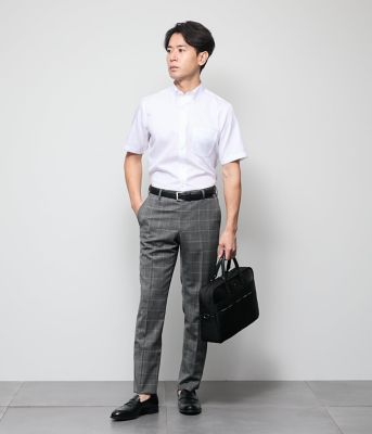 ＮＹ　ＣＡＲＥ　ＦＲＥＥ　ドビー　半袖ボタンダウンシャツ（２０２５１１７９５３８０）