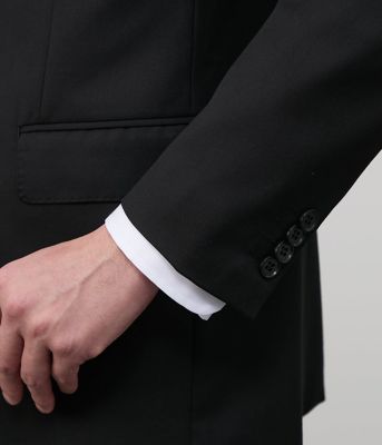 【撥水】ＳＬＩＭ　ＦＩＴ　無地　ジャケット（セットアップ対応）（２０２５１５１５５１０４）
