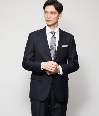 NEWYORKER (Men)/ニューヨーカー HERITAGE CLOTH 無地 サキソニー ジャケット(セットアップ対応)(202515156210) 75ネイビー コート・ジャケット【三越伊勢丹/公式】