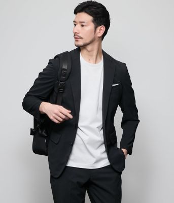 NEWYORKER (Men)/ニューヨーカー 【ウォッシャブル・防シワ・ストレッチ】ＭＯＶＩＮＧ　ＣＯＭＦＯＲＴ　ナイロンストレッチドビー　ジャケット（セットアップ対応）（２０２５１５１