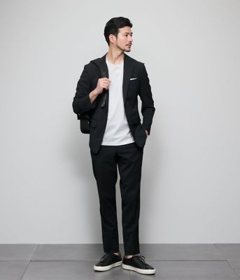 【ウォッシャブル・防シワ・ストレッチ】ＭＯＶＩＮＧ　ＣＯＭＦＯＲＴ　ナイロンストレッチドビー　ジャケット（セットアップ対応）（２０２５１５１