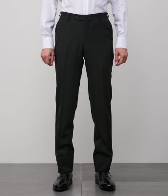 【撥水】Ｎｅｗ　１０ｍｏｎｔｈ　ソリッドブラック　スラックス（セットアップ対応）（２０２５１５２０５１０２）