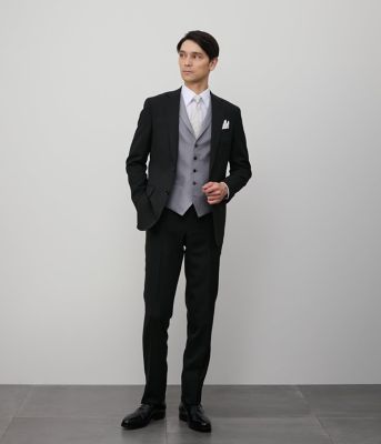 【撥水】Ｎｅｗ　１０ｍｏｎｔｈ　ソリッドブラック　スラックス（セットアップ対応）（２０２５１５２０５１０２）