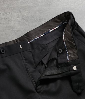 【撥水】ＳＬＩＭ　ＦＩＴ　無地　ノータックスラックス（セットアップ対応）（２０２５１５２３５１０４）
