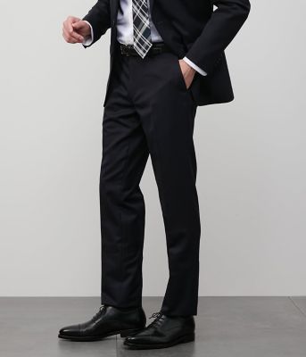 【撥水】ＳＬＩＭ　ＦＩＴ　無地　ノータックスラックス（セットアップ対応）（２０２５１５２３５１０４）