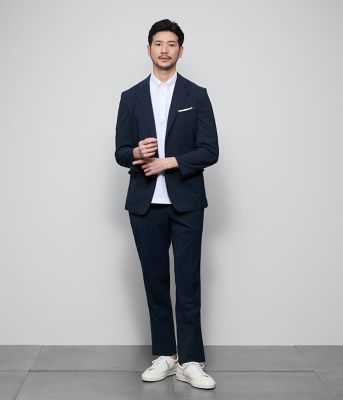 【ウォッシャブル・防シワ・ストレッチ】ＭＯＶＩＮＧ　ＣＯＭＦＯＲＴ　ナイロンストレッチドビー　ウエストアジャストパンツ（セットアップ対応）（
