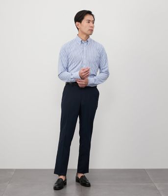 【ウォッシャブル・防シワ・ストレッチ】ＭＯＶＩＮＧ　ＣＯＭＦＯＲＴ　ナイロンストレッチドビー　ウエストアジャストパンツ（セットアップ対応）（