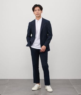 【ウォッシャブル・防シワ・ストレッチ】ＭＯＶＩＮＧ　ＣＯＭＦＯＲＴ　ナイロンストレッチドビー　ウエストアジャストパンツ（セットアップ対応）（