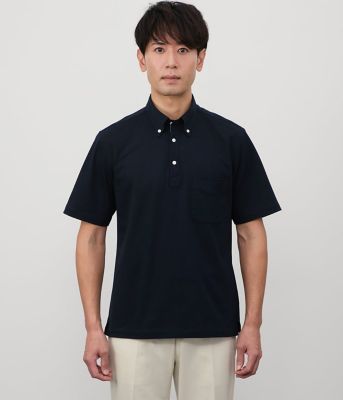 NY CARE FREE 無地プルオーバー ボタンダウン