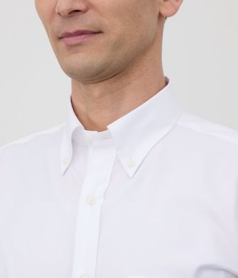 ＮＹ　ＣＡＲＥ　ＦＲＥＥ・ＳＵＰＩＭＡ　ＣＯＴＴＯＮ　ツイル無地　長袖ボタンダウンシャツ（２０２５１５７０５３４０）