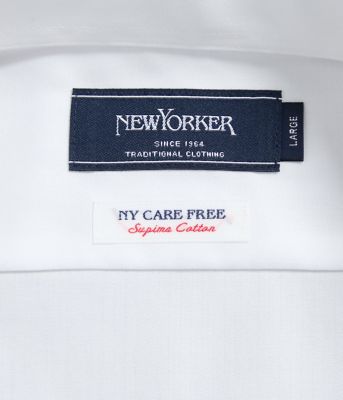ＮＹ　ＣＡＲＥ　ＦＲＥＥ・ＳＵＰＩＭＡ　ＣＯＴＴＯＮ　ヘリンボーン　長袖ワイドカラーシャツ（２０２５１５７１５３２１）
