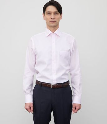 ＮＹ　ＣＡＲＥ　ＦＲＥＥ・ＧＩＺＡ　ＣＯＴＴＯＮ　ロンドンストライプ　長袖ワイドカラーシャツ（２０２５１５７１５３２２）