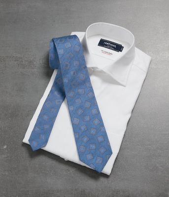 NEWYORKER (Men)/ニューヨーカー Fossati スクエア ネクタイ(202515905054) 73サックス 【三越伊勢丹/公式】