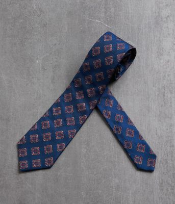 Fossati シャンブレー小紋 ネクタイ（202515906002