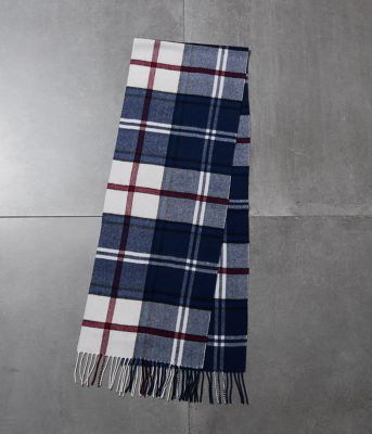 カシミヤ BIGニューヨーカータータン マフラー