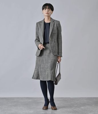 ストレッチジョーゼット ギャザーデザインブラウス