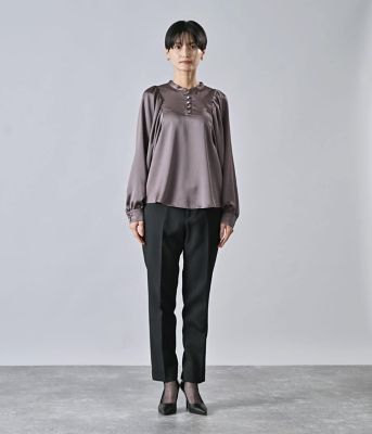 限定・新品 forte_forte コットンシルクボリュームスリーブブラウス 0 forte forte】シルクコットンギャザーブラウス – OBLIGE