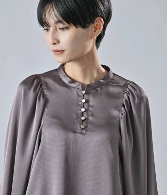 限定・新品 forte_forte コットンシルクボリュームスリーブブラウス 0 セール】 ナイロンコットンポプリン ボリュームスリーブ