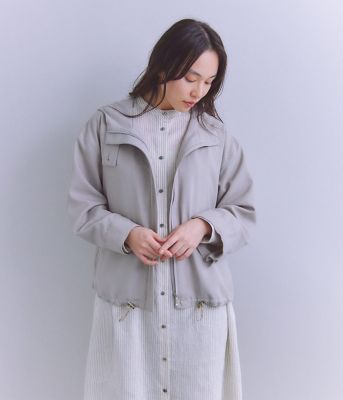 Ｄｒｙ　Ｔｏｕｃｈ　Ｔｗｉｌｌ　フードポケットブルゾン（２０２５３７１１５０１１）