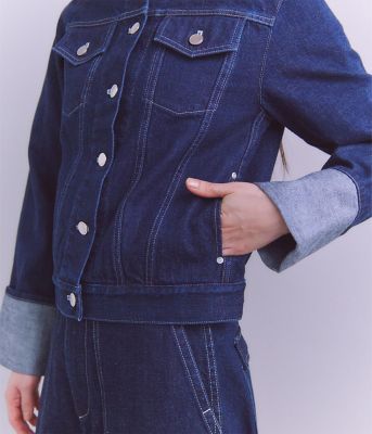 Ｏｒｇａｎｉｃ　Ｃｏｔｔｏｎ　Ｄｅｎｉｍ　ロールアップデニムジャケット（２０２５３７１１５０９１）