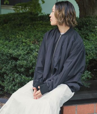 SIPULI (Women)/シプリ High Density Twill ドルマンスリーブブルゾン(202537116941) 05ブラック コート・ジャケット【三越伊勢丹/公式】