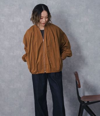 High Density Twill ドルマンスリーブブルゾン