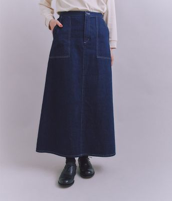＜SIPULI (Women)＞Ｏｒｇａｎｉｃ　Ｃｏｔｔｏｎ　Ｄｅｎｉｍ　ベイカースカート（２０２５３７２５６０９１）