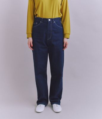 Organic Cotton Denim ジャストウエストパンツ